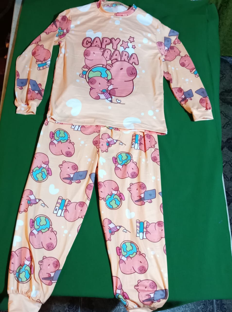 Pijama Capibara Rosada